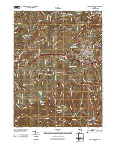 Saint Clairsville 2010 topographic map thumbnail