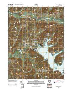 Senecaville 2010 topographic map thumbnail