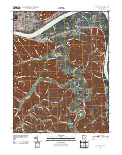 Portsmouth 2010 topographic map thumbnail