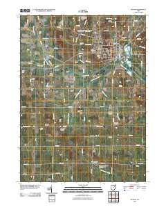 Rittman 2010 topographic map thumbnail