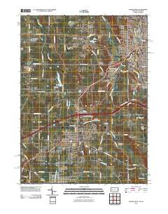 Sharon West 2010 topographic map thumbnail
