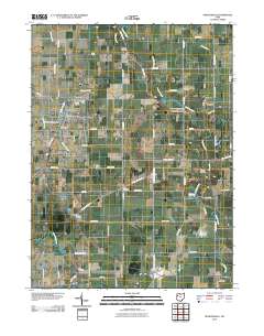 Spencerville 2010 topographic map thumbnail