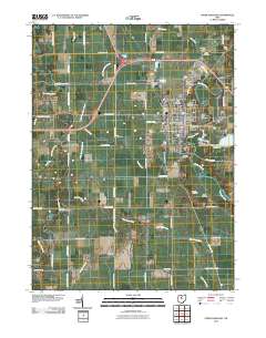 Upper Sandusky 2010 topographic map thumbnail