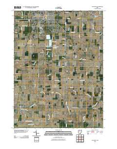 Van Wert 2010 topographic map thumbnail