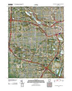 Southwest Columbus 2010 topographic map thumbnail