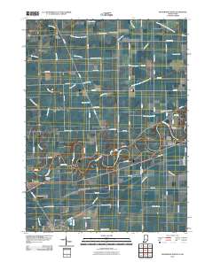 Woodburn North 2010 topographic map thumbnail
