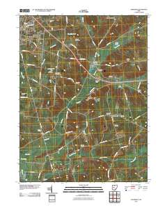 Zanesfield 2010 topographic map thumbnail