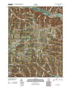 Walhonding 2010 topographic map thumbnail