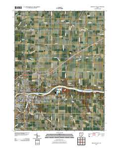 Defiance East 2010 topographic map thumbnail