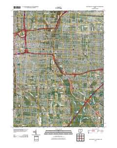 Southeast Columbus 2010 topographic map thumbnail