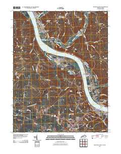 Maysville West 2010 topographic map thumbnail