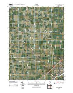 Napoleon West 2010 topographic map thumbnail