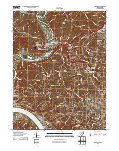 Addyston 2010 topographic map thumbnail