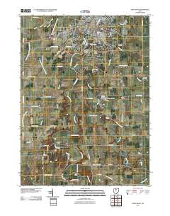Tiffin South 2010 topographic map thumbnail