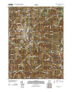 Carrollton 2010 topographic map thumbnail