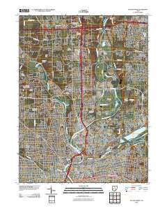 Dayton North 2010 topographic map thumbnail
