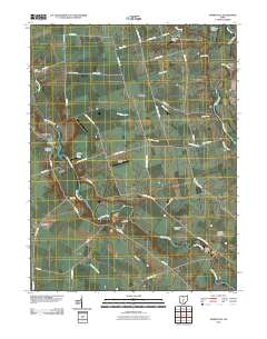 Darbyville 2010 topographic map thumbnail