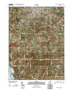 Ashland South 2010 topographic map thumbnail