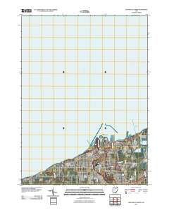 Ashtabula North 2010 topographic map thumbnail