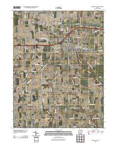 Brookville 2010 topographic map thumbnail