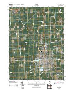Fostoria 2010 topographic map thumbnail