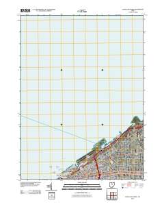 Cleveland North 2010 topographic map thumbnail