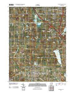 Columbiana 2010 topographic map thumbnail