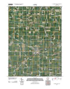 Columbus Grove 2010 topographic map thumbnail