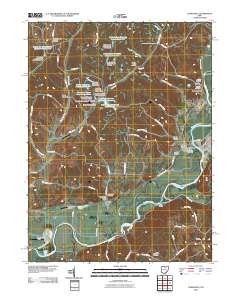 Conesville 2010 topographic map thumbnail