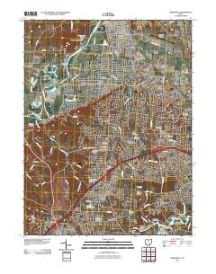 Greenhills 2010 topographic map thumbnail