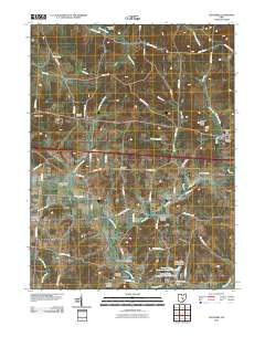 Glenford 2010 topographic map thumbnail
