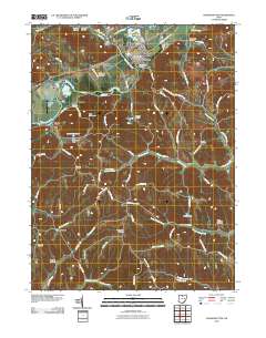 Gnadenhutten 2010 topographic map thumbnail