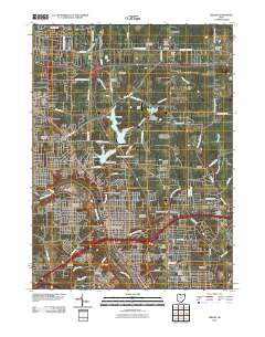 Girard 2010 topographic map thumbnail