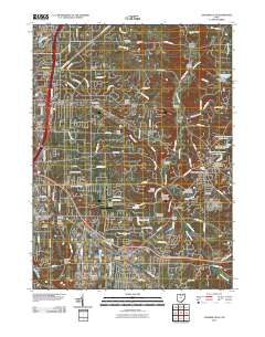 Chagrin Falls 2010 topographic map thumbnail