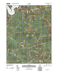 Clarksburg 2010 topographic map thumbnail