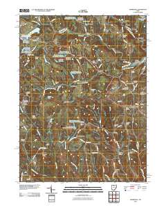 Harrisville 2010 topographic map thumbnail