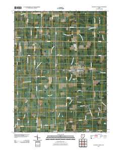Jackson Center 2010 topographic map thumbnail