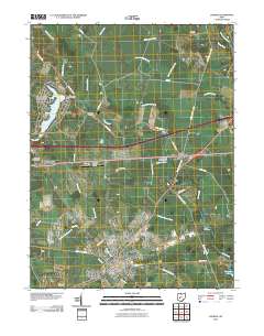 London 2010 topographic map thumbnail