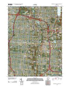 Northeast Columbus 2010 topographic map thumbnail