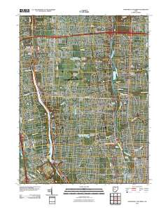 Northwest Columbus 2010 topographic map thumbnail