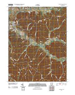 Laurelville 2010 topographic map thumbnail
