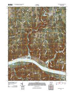 Higginsport 2010 topographic map thumbnail