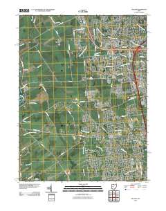 Hilliard 2010 topographic map thumbnail