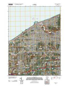 Lorain 2010 topographic map thumbnail
