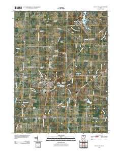 Mount Gilead 2010 topographic map thumbnail