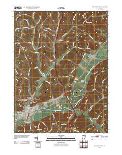 Newcomerstown 2010 topographic map thumbnail