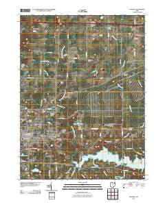 Ravenna 2010 topographic map thumbnail