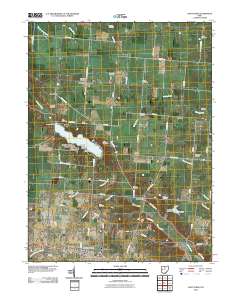 Saint Paris 2010 topographic map thumbnail