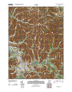 Uhrichsville 2010 topographic map thumbnail