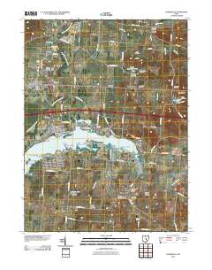 Thornville 2010 topographic map thumbnail